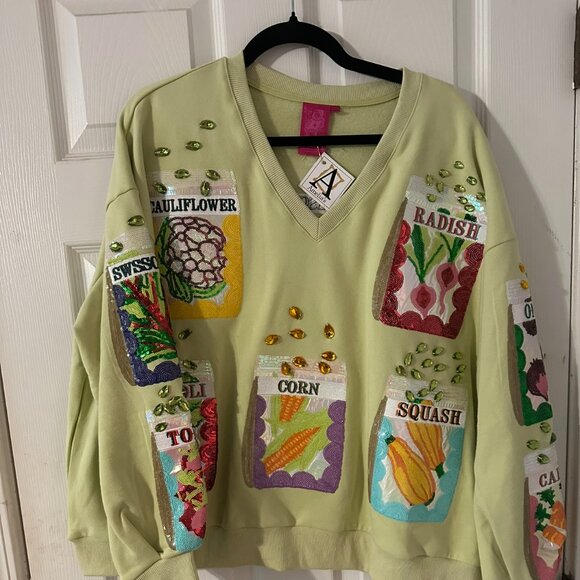 QOS Veggie Sweatshirt - Picture 1 of 1